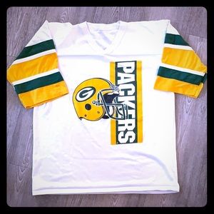 Greenbay Packers throwback shirt. Vintage jeresy